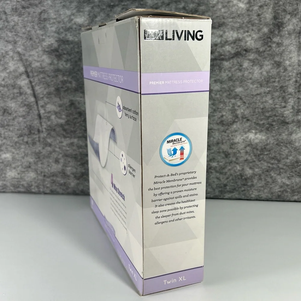 Protect-A-Bed Premier Mattress Protector Twin XL Soft Waterproof College Dorm